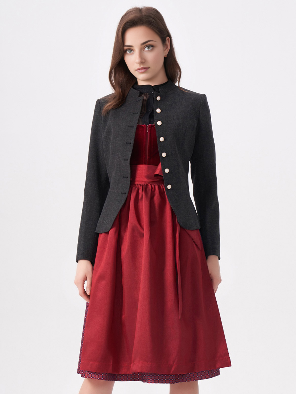 Trachtenjacke Damen Blau
