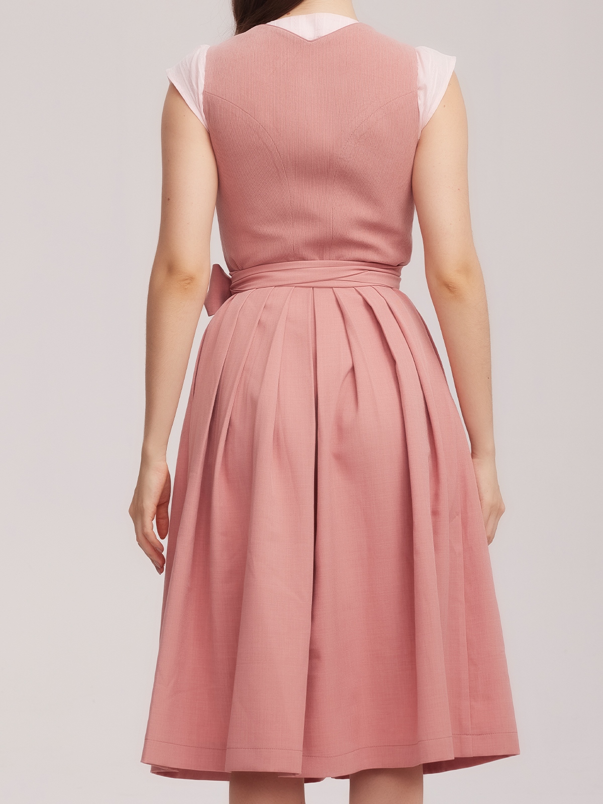 Trachtenbluse Spitze in Rosa