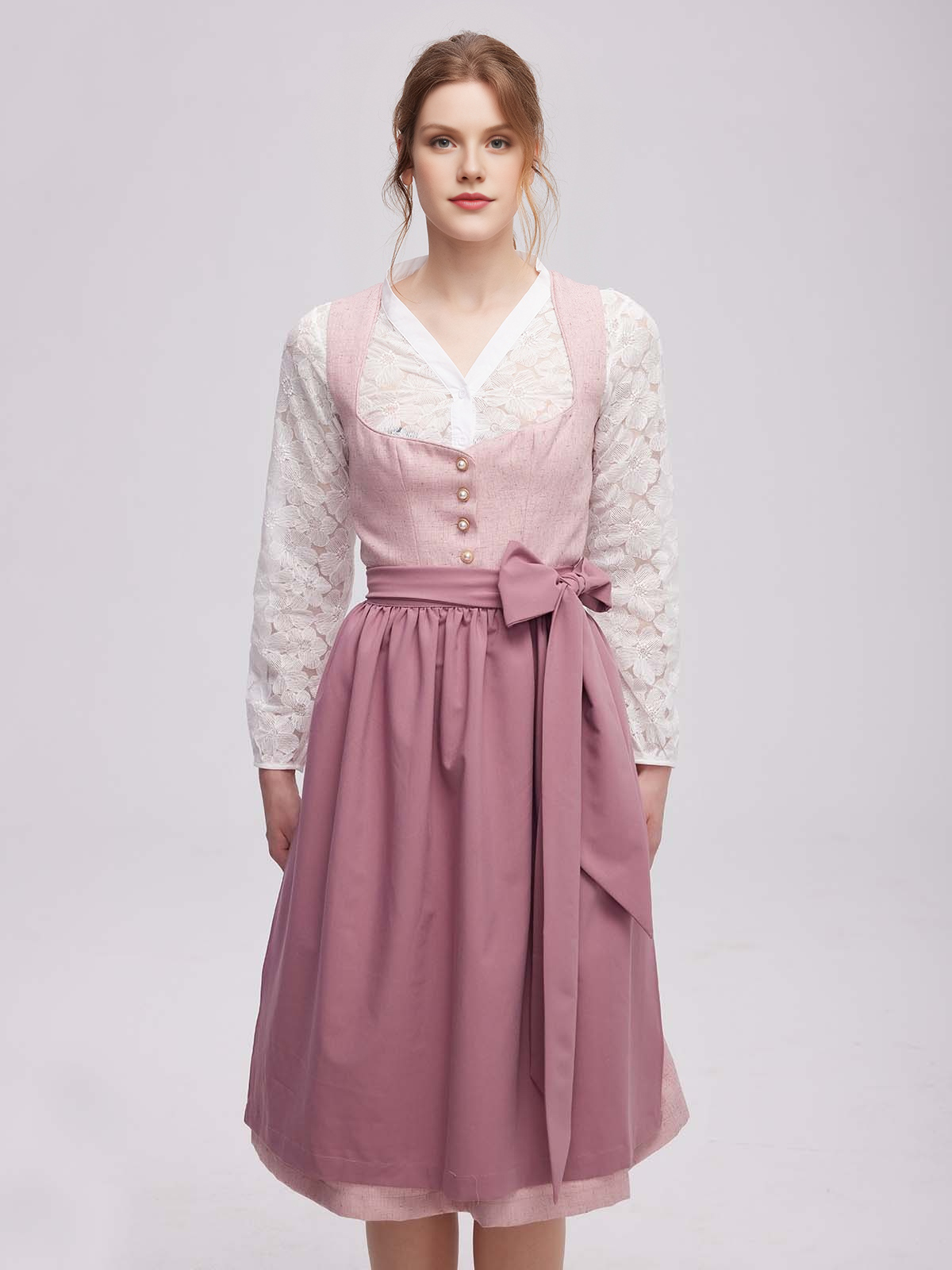 Dirndl in Blau und Grün