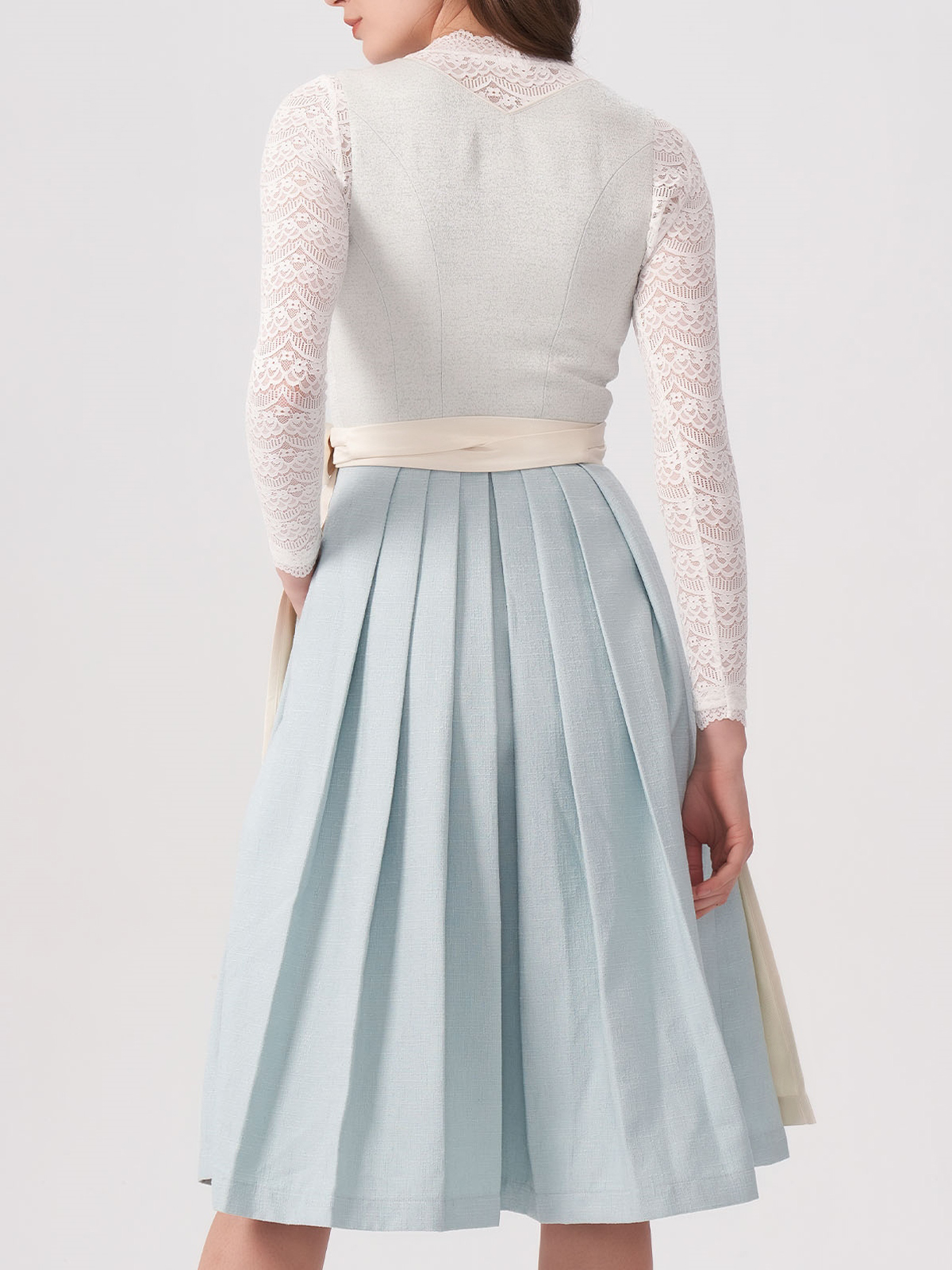 Elegantes blaues Jeinn Dirndl