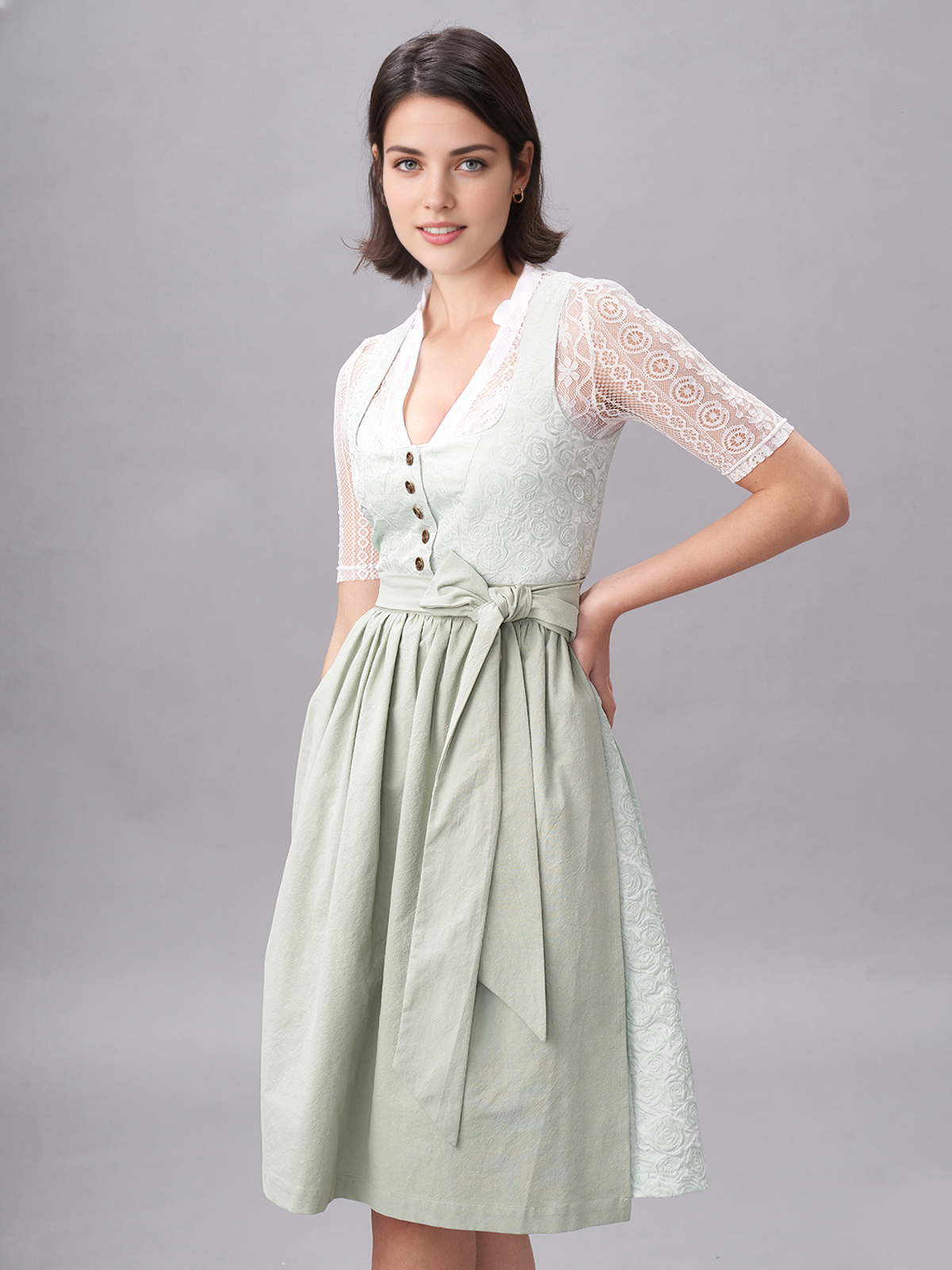 Dirndl in Grün – stilvolle Alternative