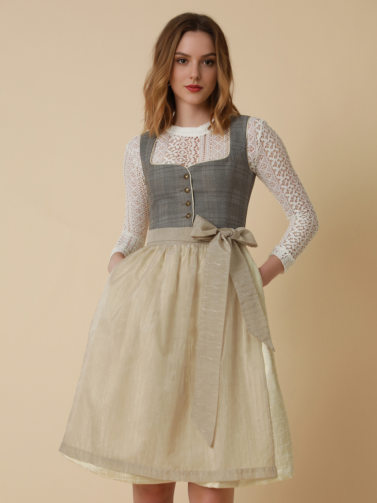 Dirndl Grün Samt