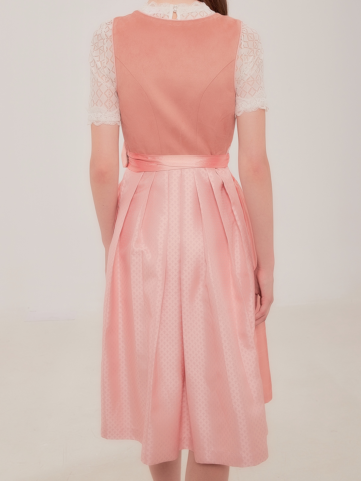 Dirndl mit Hakenverschluss in Rosa