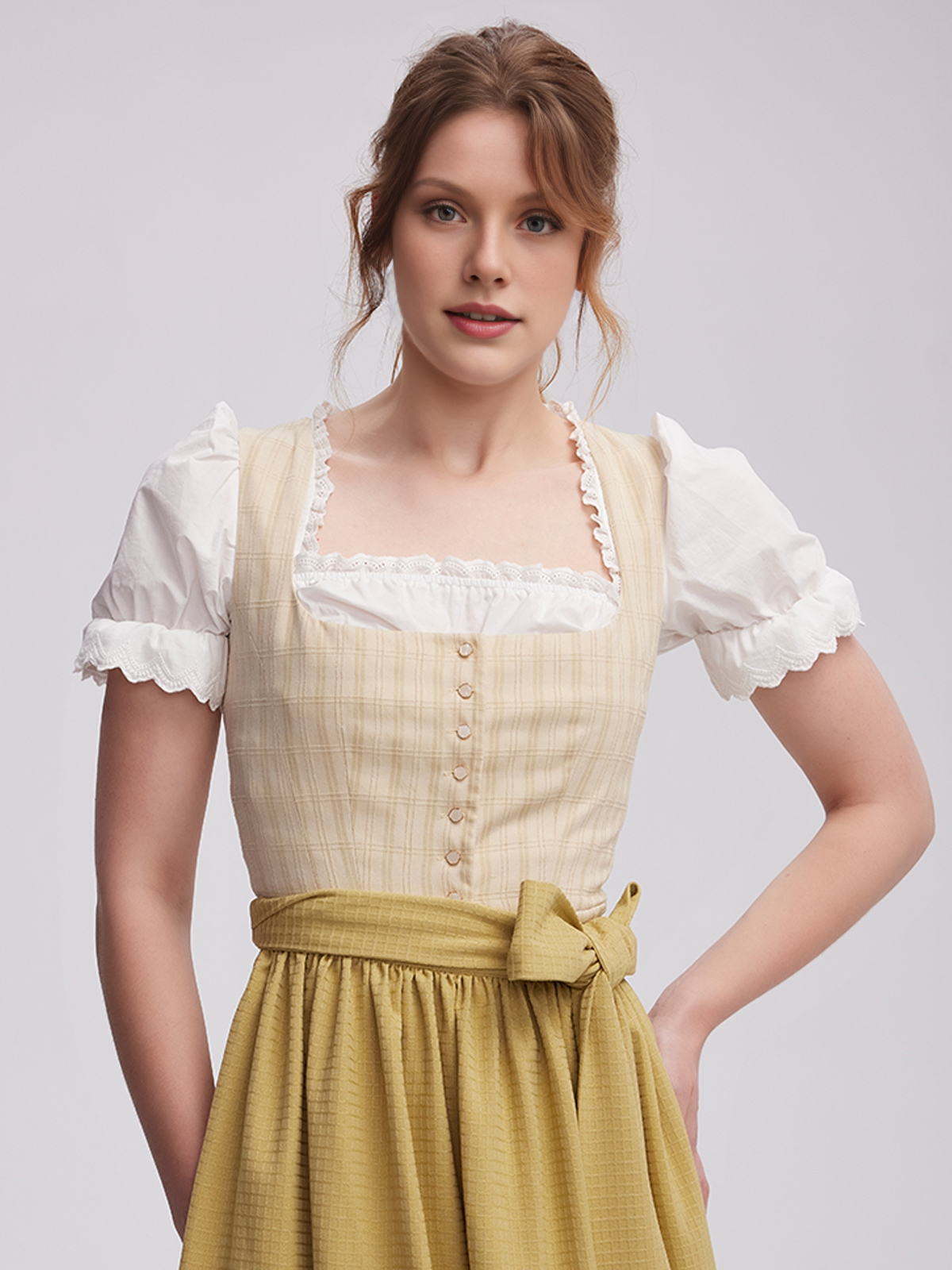 70 cm Dirndl in Grün
