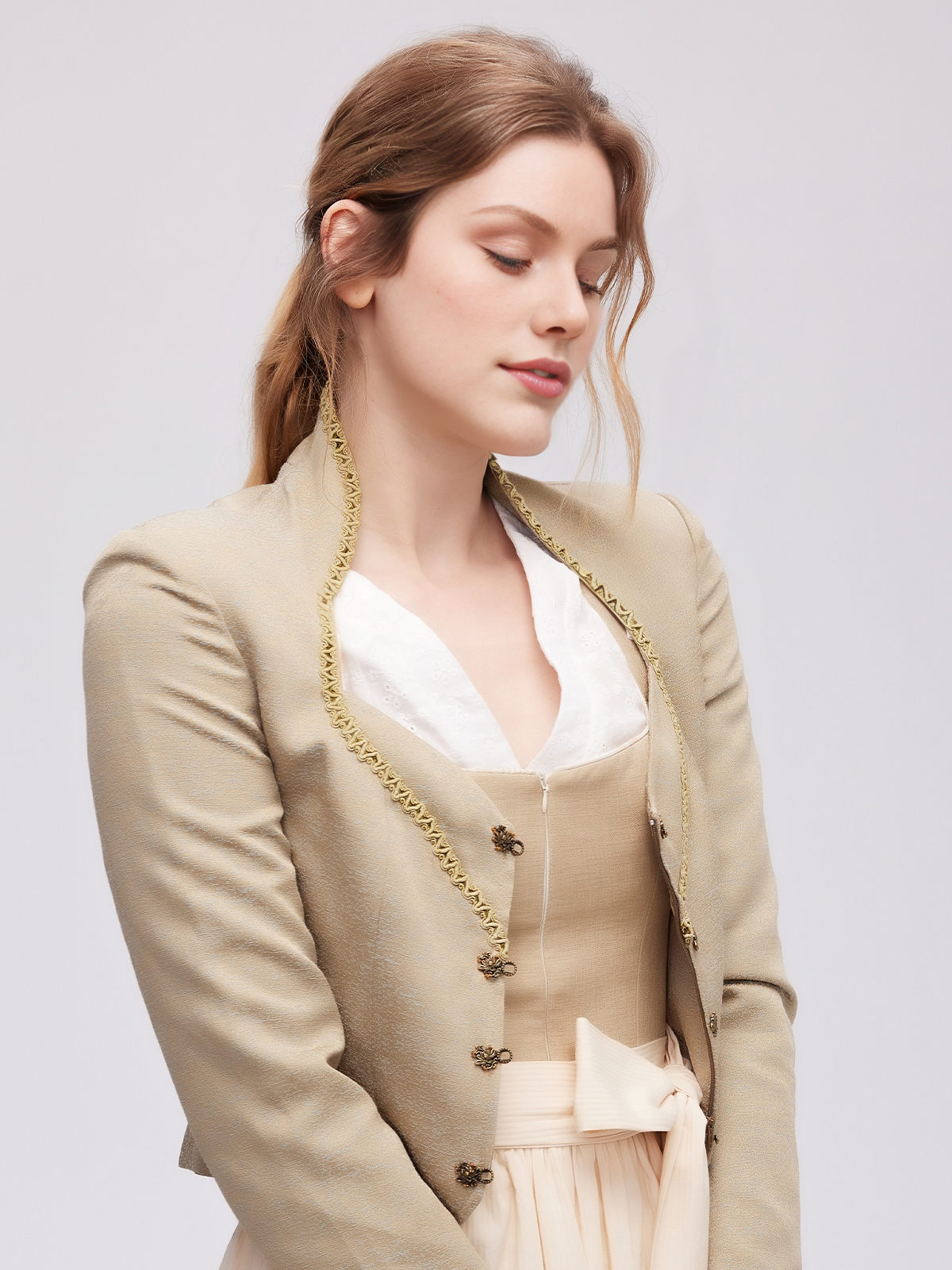 Dirndl Midi in Grün