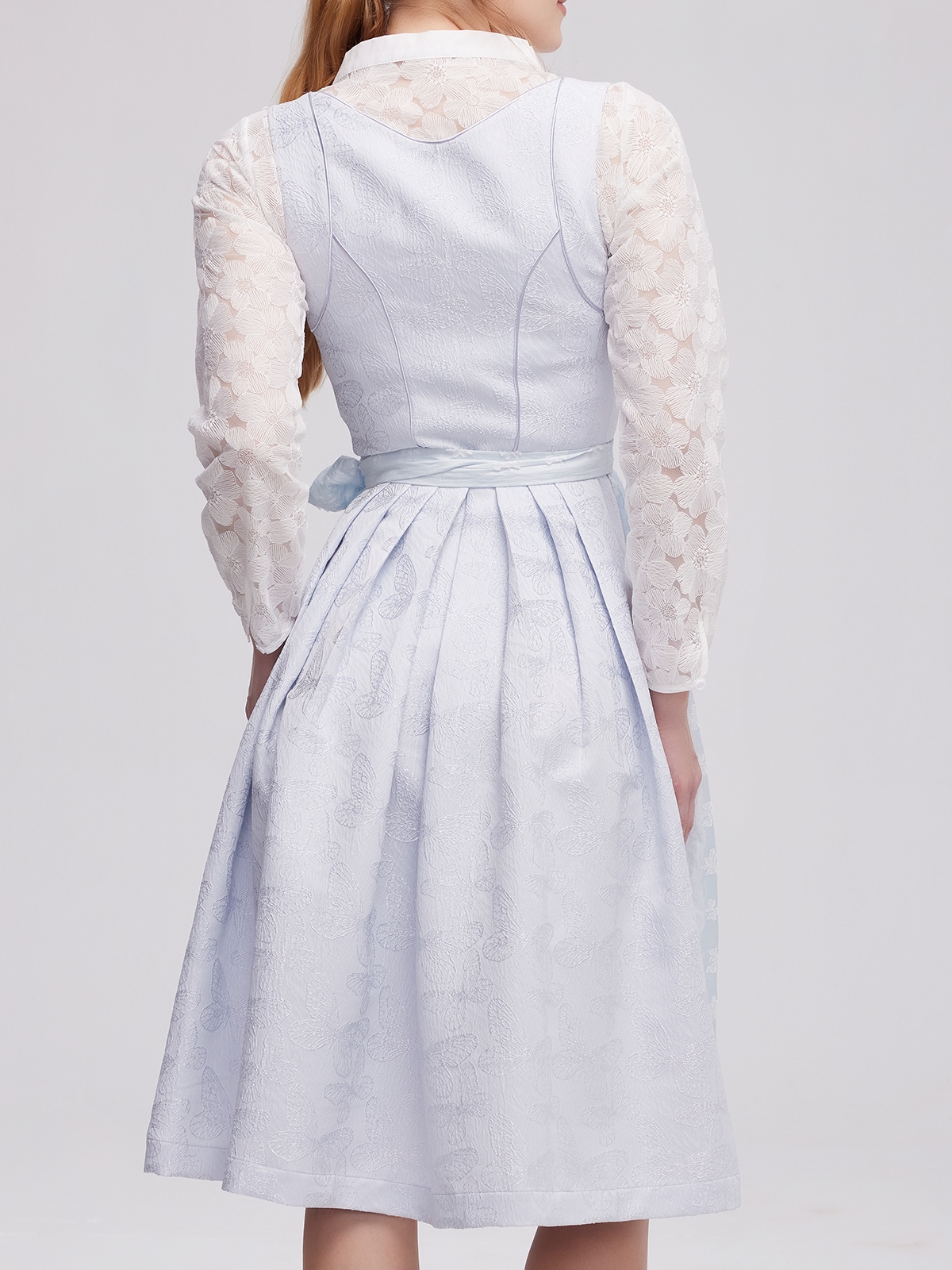 Dirndl Wildleder in Blau