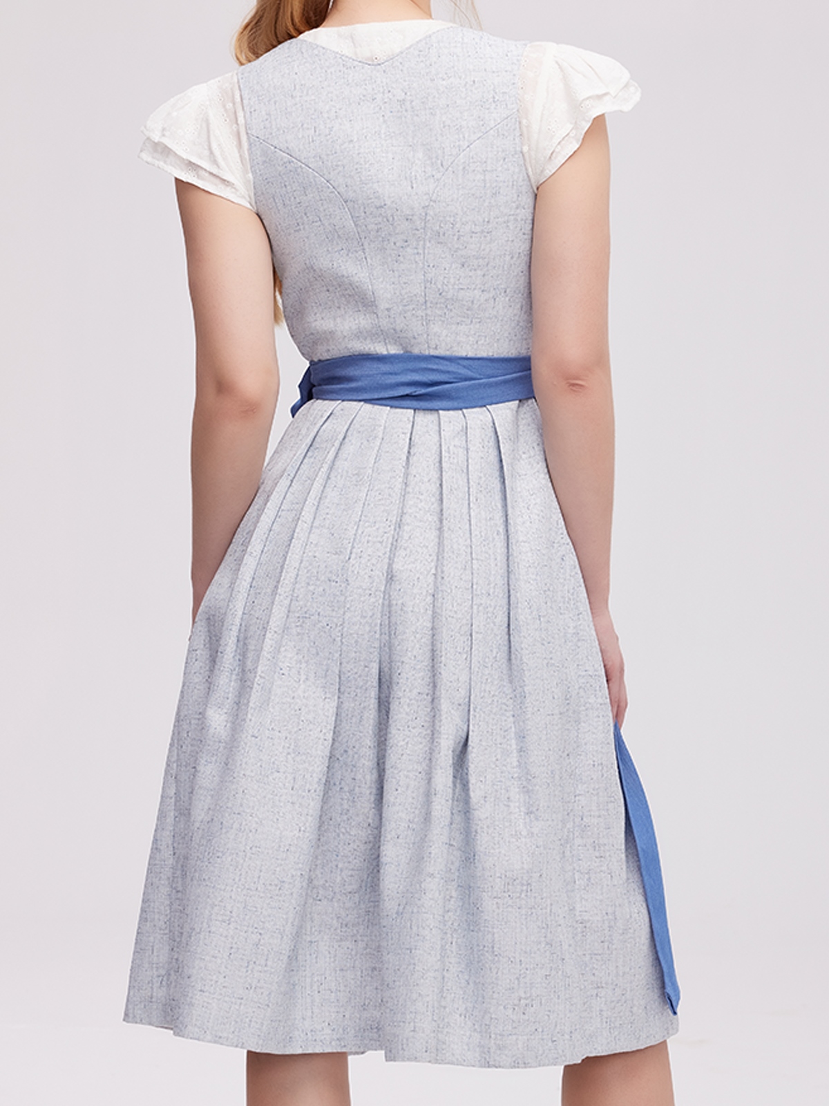 Dirndl Bluse in Blau