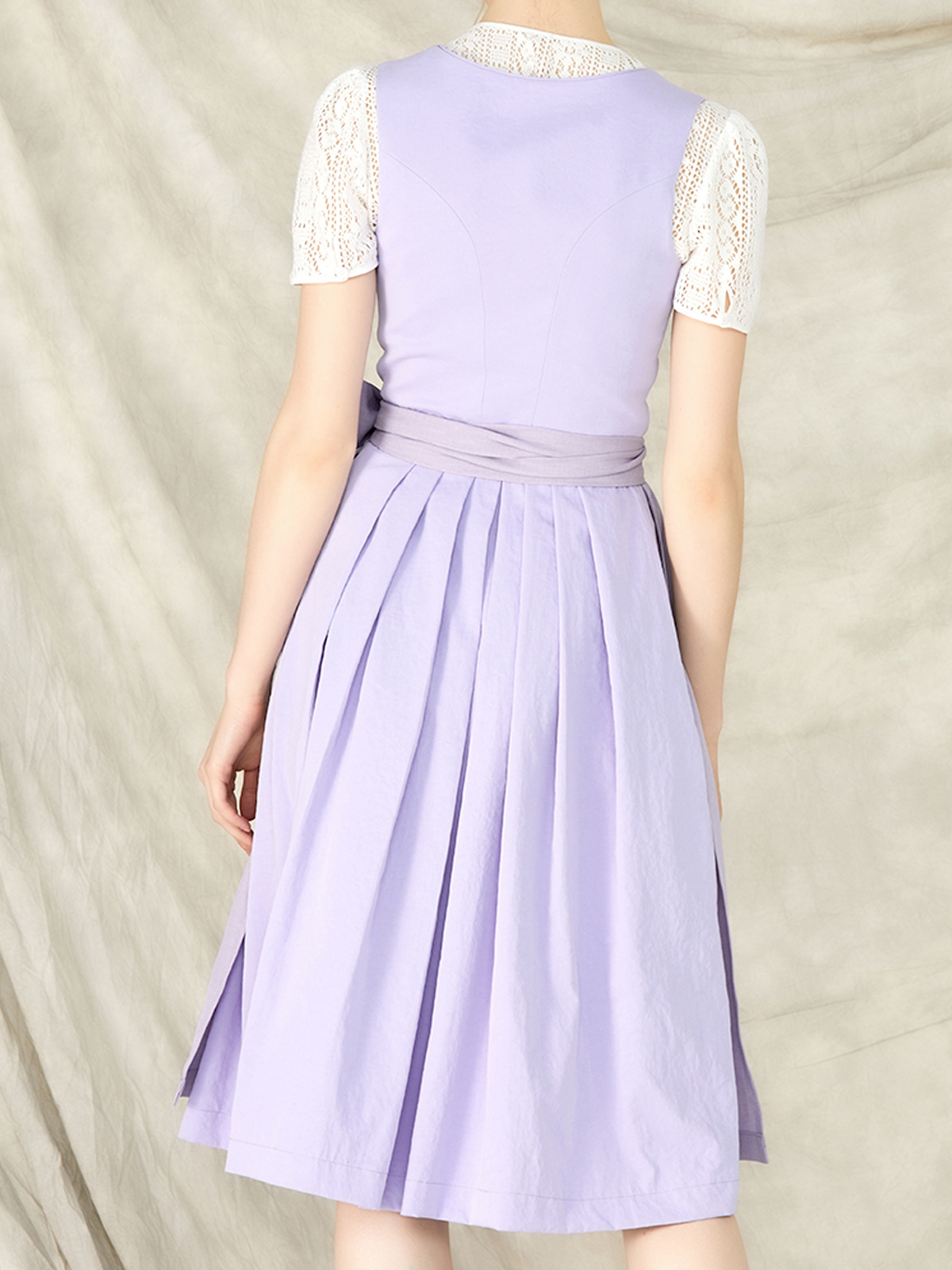 Dirndl Mini Grün in Lila