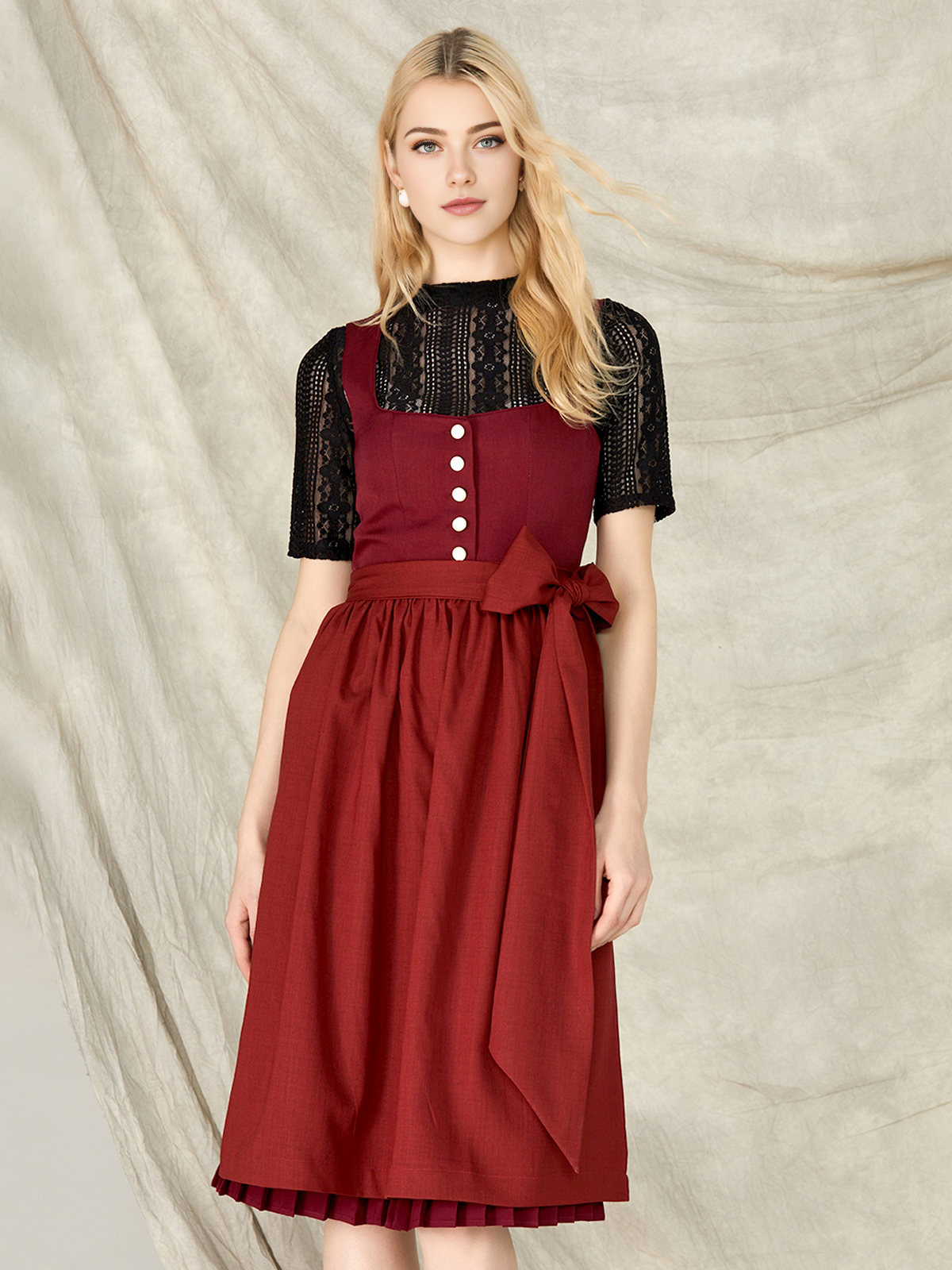 Dirndl in Rot und Schwarz – ein zeitloser Klassiker