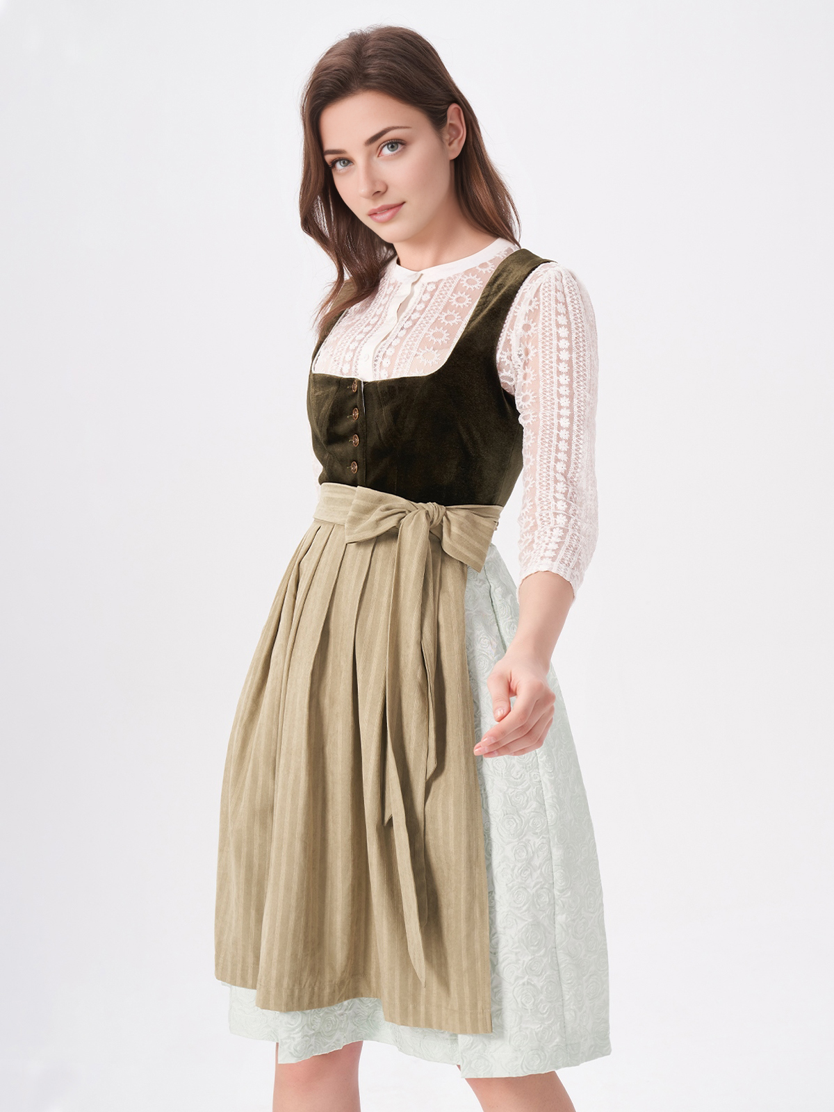 Dirndl Schwarz Samt in eleganter Ausführung