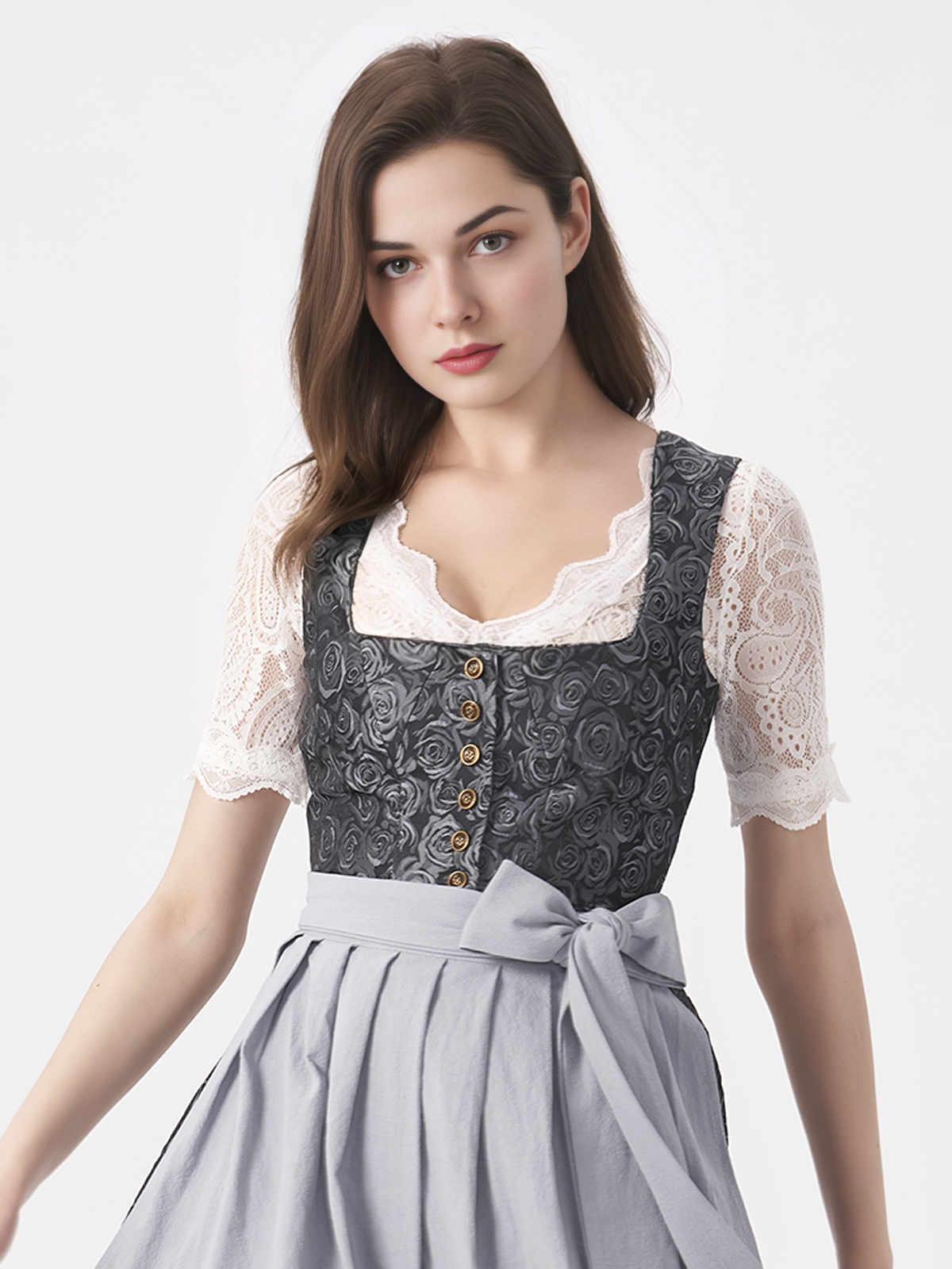 Dirndl Dunkel Blau