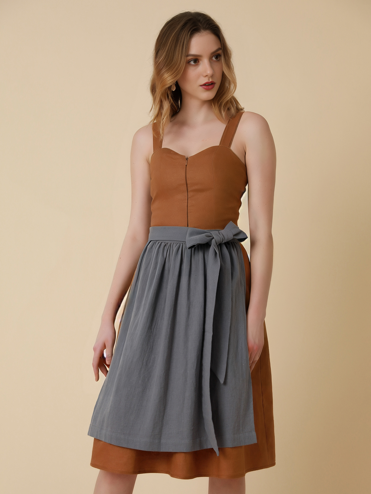 Ehreer Dirndl in Gelb